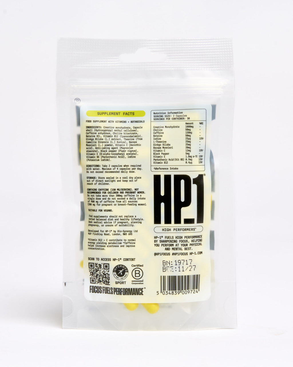 HP-1 FOCUS CAPSULES